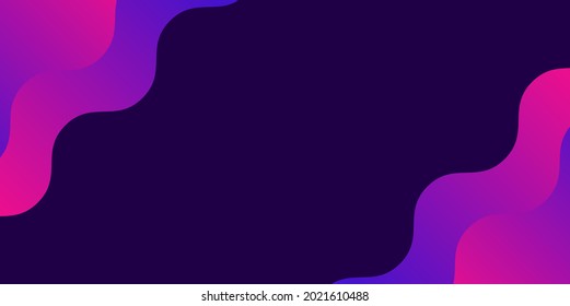 Modern background with abstract shapes and purple gradient.