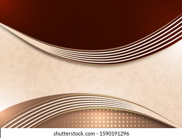 Modern background with abstract texture, lines, geometric and halftone shapes for design template. Vector illustration