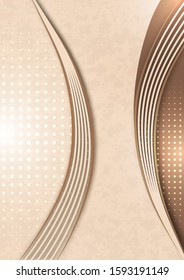 Modern background with abstract texture, lines, geometric and halftone shapes for design template. Vector illustration