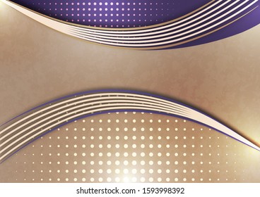 Modern background with abstract texture, lines, geometric and halftone shapes for design template. Vector illustration