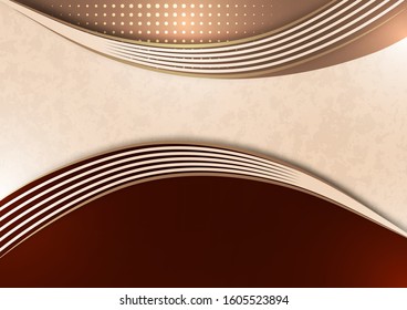 Modern background with abstract texture, lines, geometric and halftone shapes for design template. Vector illustration