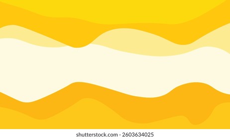 Modern background with abstract wave shapes in gradient pastel colors. Poster with blurred effect. Asymmetric composition. Applicable for landing page, invitation, advertisement