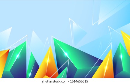 Modern background with asbtract triangle