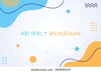 modern background banner with memphis design vector collection