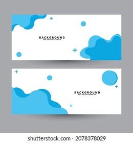 Promoción moderna de banner de fondo, Adecuada para sitio web y publicidad EPS10