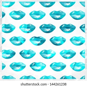modern background with beautiful lips