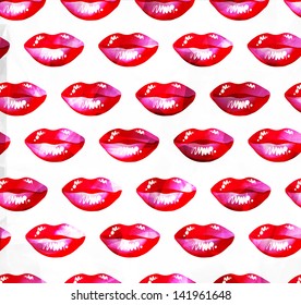 modern background with beautiful red lips