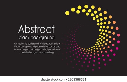 Moderner Hintergrund. Schwarzer abstrakter Hintergrund. Schwarze abstrakte Textur. Vektorhintergrund 3D-Papierkunst kann in Cover-Design, Buchdesign, Poster, Flyer, Website-Hintergründen oder Werbung verwendet werden.