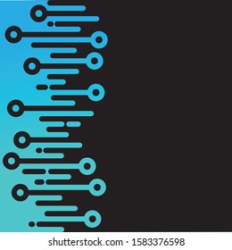 Modern background in blue color combination for business