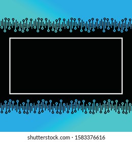 Modern background in blue color combination for business