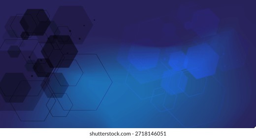 Modern background. blue gradient bakground. Slash effect style. Abstract pattern  hexagon elegant