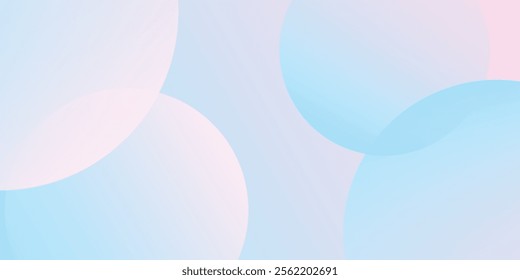 Modern background .blue and pink gradation. circle effect simple art