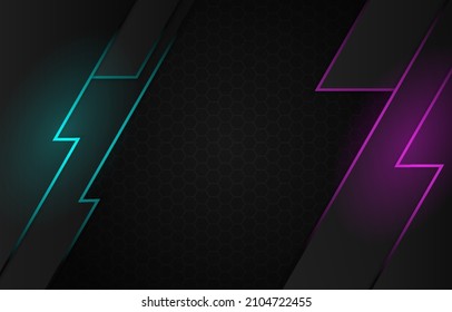 modern background blue and purple with element 
