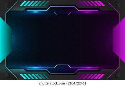  modern background blue and purple with element