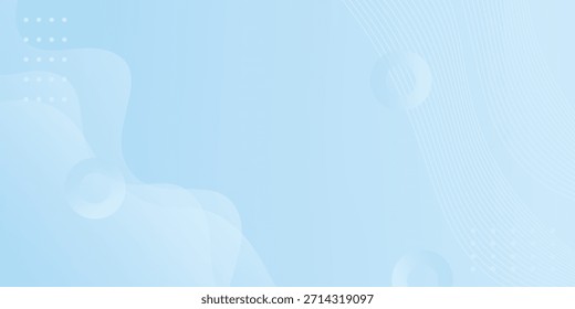 Fondo moderno. Gradación azul y blanco. Efecto de onda geométrica