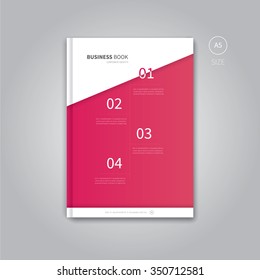 modern background book for corporate identity stationery / Vector brochure for business presentation