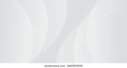 Modern background with circles and halftone dots pattern. grey disign