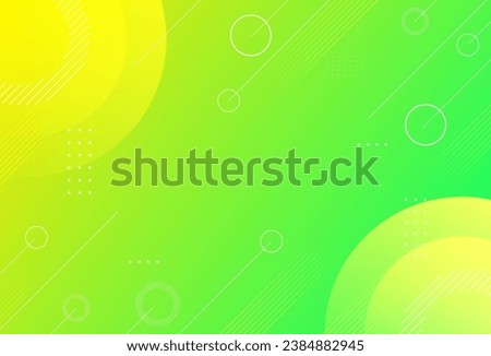 Modern background. color gradient. geen and yellow. memphis. element. abstarct . eps 10