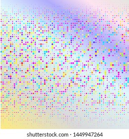 Modern background of colored dots 