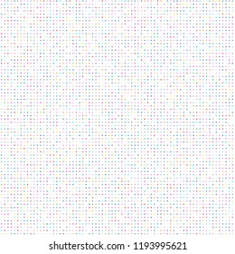 Modern background of colored dots on white