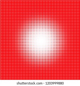 Modern background of colored dots on white