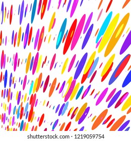 Modern background of colored dots on white