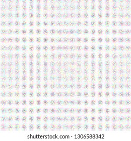 Modern background of colored dots on white