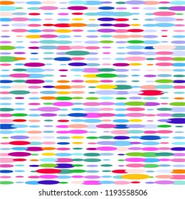 Modern background of colored ellipses on white