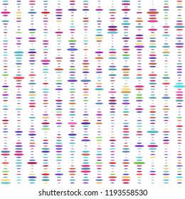 Modern background of colored ellipses on white