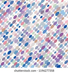 Modern background of colored ellipses on white