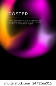 Modern background with colorful dark gradient color