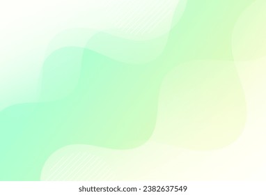 Modern background. colorful . green and yellow elegant gradation. wave abstract