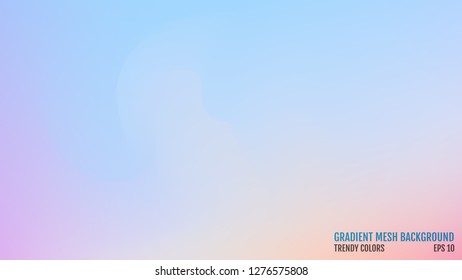 Modern background. Colors transition concept. Gradient mesh. Abstract Cover. Trendy colored Surface. Elegant pattern. Vector illustration.