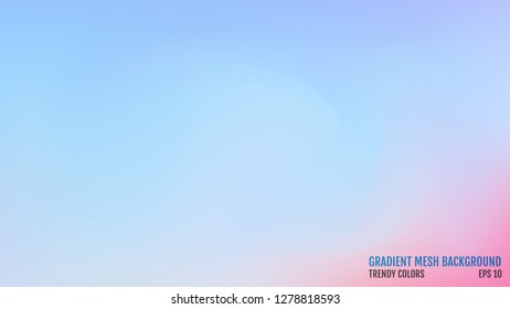 Modern background. Colors transition concept. Gradient mesh. Abstract Cover. Trendy colored Surface. Elegant pattern. Vector illustration.