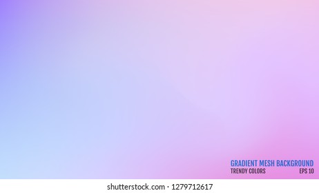 Modern background. Colors transition concept. Gradient mesh. Abstract Cover. Trendy colored Surface. Elegant pattern. Vector illustration.