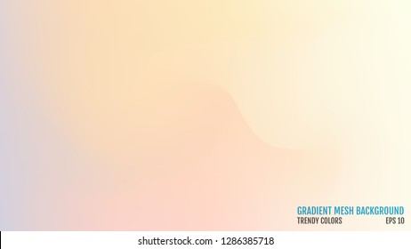 Modern background. Colors transition concept. Gradient mesh. Abstract Cover. Trendy colored Surface. Elegant pattern. Vector illustration.