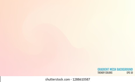 Modern background. Colors transition concept. Gradient mesh. Abstract Cover. Trendy colored Surface. Elegant pattern. Vector illustration.