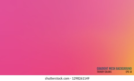 Modern background. Colors transition concept. Gradient mesh. Abstract Cover. Trendy colored Surface. Elegant pattern. Vector illustration.
