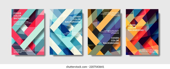 Modern background cover abstract style simple and poster trendy color