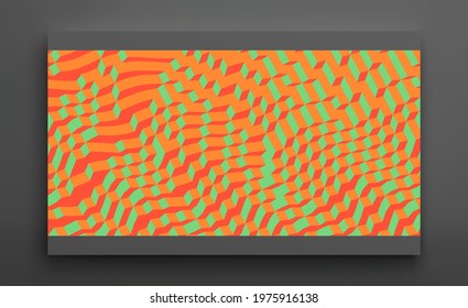 Moderner Hintergrund mit Würfeln. Minimalistisches geometrisches Design. Voxelkunst. 3D-Vektorgrafik.