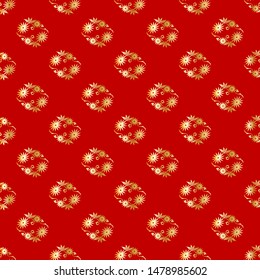 Modern background for decorative design. Trendy art background. Tile seamless asian pattern. Japanese pattern. Seamless vector texture. Line template. Asian geometric. Simple graphic ornament