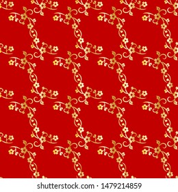 Modern background for decorative design. Trendy art background. Tile seamless asian pattern. Japanese pattern. Seamless vector texture. Line template. Asian geometric. Simple graphic ornament