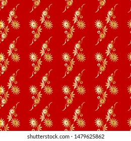 Modern background for decorative design. Trendy art background. Tile seamless asian pattern. Japanese pattern. Seamless vector texture. Line template. Asian geometric. Simple graphic ornament