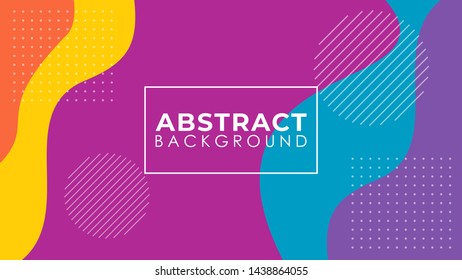 Modern Background Design. Abstract background. Colorful geometric background with waves. banner background design. modern vector design. vector eps 10. Creative concept, easy to edit and customize.