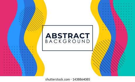 Modern Background Design. Abstract background. Colorful geometric background with waves. banner background design. modern vector design. vector eps 10. Creative concept, easy to edit and customize.