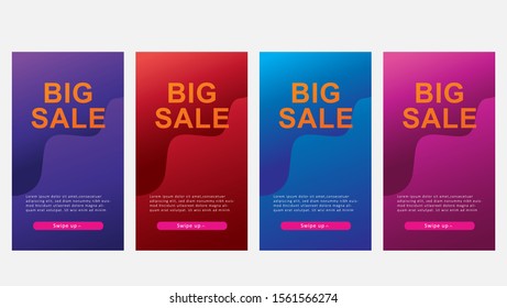 modern background design for big sale banners, sale banner template, background banners, modern vector design, creative concept, easy to edit and customize