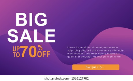 modern background design for big sale banners, sale banner template, background banners, modern vector design, creative concept, easy to edit and customize