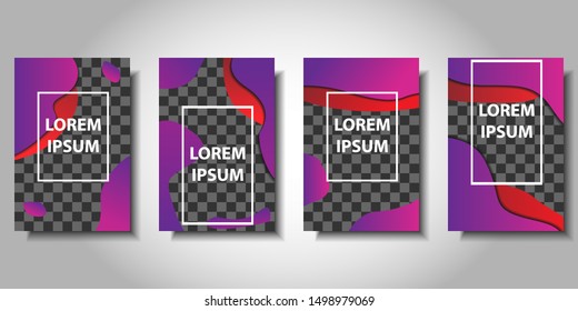 Modern background design. Colorful halftone gradients. Minimal covers design. Background template design for web. Cool gradients. Vector illustration. Eps10