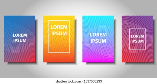 Modern background design. Colorful halftone gradients. Minimal covers design. Background template design for web. Cool gradients. Vector illustration. Eps10