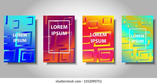 Modern background design. Colorful halftone gradients. Minimal covers design. Background template design for web. Cool gradients. Vector illustration. Eps10